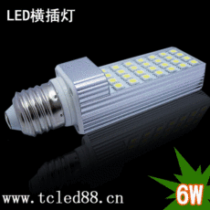 LED横插灯-E27-6W