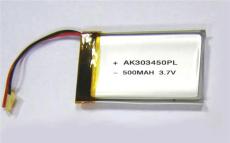 聚合物锂电池303450PL/500mAh