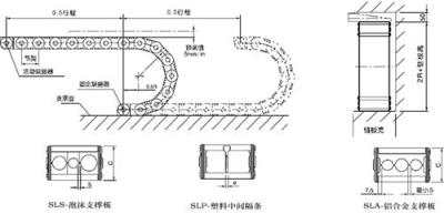 河北虎跃桥式机床拖链