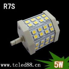 代替传统卤素灯管采用LED r7s