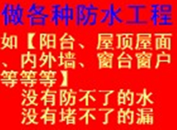 青岛军人防水 收费合理 诚信低价