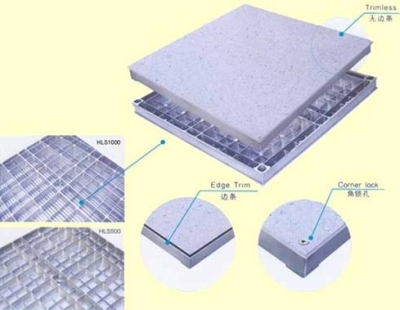 珠海沈飞地板有限公司 全铝防静电高架地板