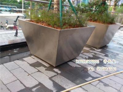 2012水天孚供應(yīng)深圳大型不銹鋼花盆 精美304室外花盆