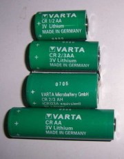 进口VARTA锂錳电池 CR-AA 3V