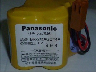 发那科Panasonic松下BR-2/3AGCT4A 6V锂电池