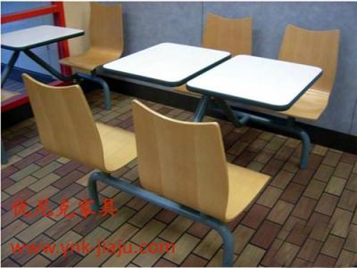 深圳快餐厅桌椅厂家 肯德基桌椅的生产厂家 连体快餐桌椅