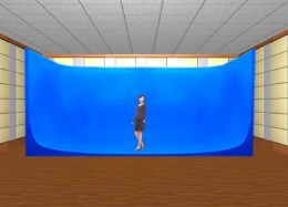 演播室虚拟蓝箱 演播室虚拟背景 演播室虚拟蓝箱