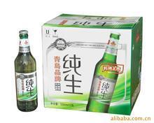 低价批发青岛纯生啤酒500ml*12