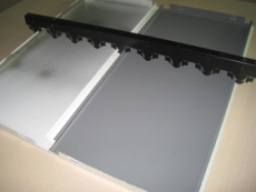 广州优质铝天花/铝扣板/高边防风铝扣板/加油站条扣板