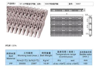 5935突肋型网带链