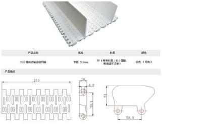 挡板型模块输送带