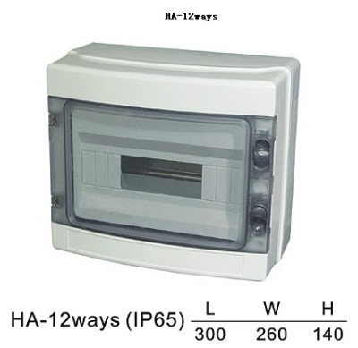 优质防水配电箱HA系列12回路仿意大利式