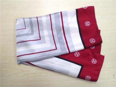厂家供应订做时尚精品LOGO丝巾