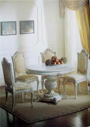 皇室家具 圆形欧式餐桌 龙图腾 精雕