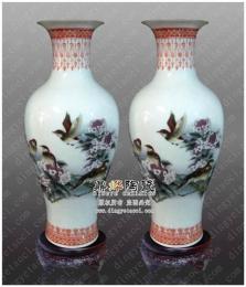 新居摆设 陶瓷粉彩花瓶 个性花瓶定制 粉彩花瓶价格
