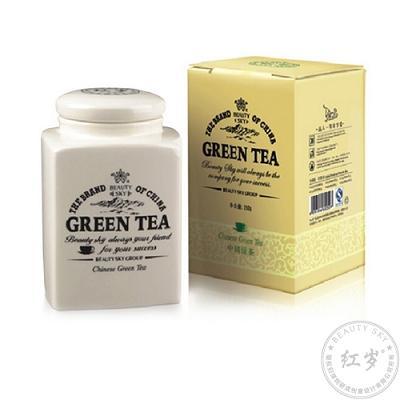 绿茶瓷罐 红岁茶叶配套产品
