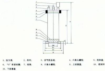 水锤消除器结构图