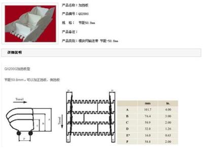 高档塑料网带