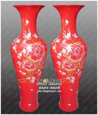 景德镇中国红陶瓷大花瓶报价 陶瓷大花瓶
